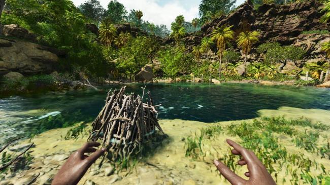 Ark: Survival Ascended: Beaver Castoroide Dam in Hidden Lake Area