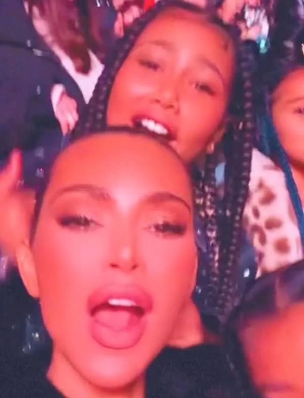 North West stole the show. Credit: Instagram/@kimkardashian