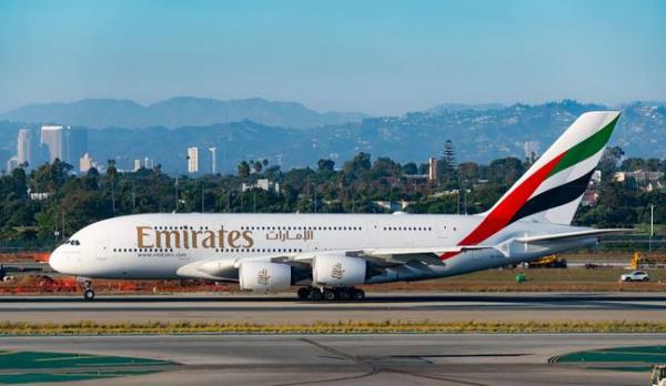 Emirates operates the enormous Airbus A-380 planes. Credit: AaronP/Bauer-Griffin/GC Images