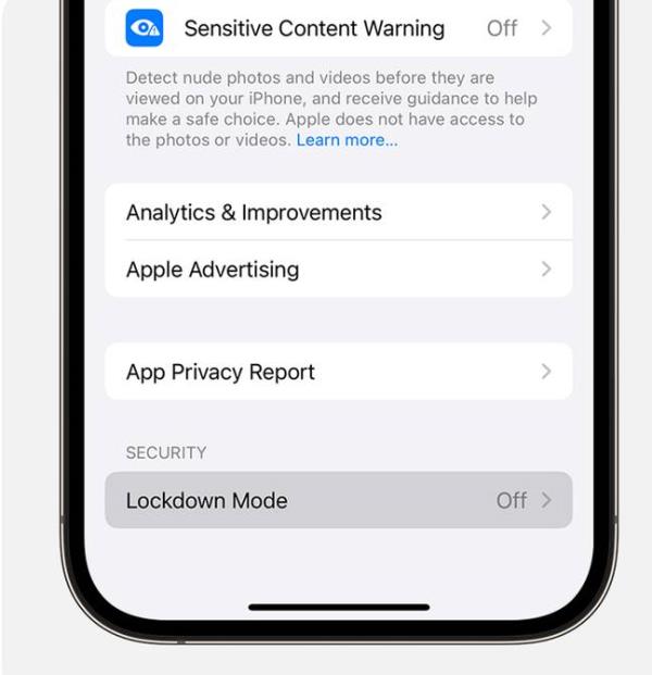 Apple released Lockdown Mode last year. Credit: Apple