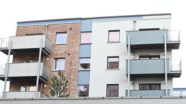 Ahead of the opening of the Green Lane scheme, Micheál Martin said the Government had made housing 'one of our highest priorities'. Picture: Larry Cummins